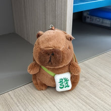 Load image into Gallery viewer, 13-15cm Cute Capybara Plush Keyring Pendant Soft Stuffed Plush Keychain Toy Backpack Pendant Birthday Gifts For Children
