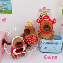 Load image into Gallery viewer, 13-15cm Cute Capybara Plush Keyring Pendant Soft Stuffed Plush Keychain Toy Backpack Pendant Birthday Gifts For Children