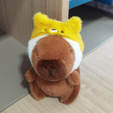 Load image into Gallery viewer, 13-15cm Cute Capybara Plush Keyring Pendant Soft Stuffed Plush Keychain Toy Backpack Pendant Birthday Gifts For Children