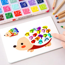 Load image into Gallery viewer, 16/24Pcs Kids DIY Finger Painting Coloring Graffiti Toys Washable Doodle Montessori Educational Toy Kindergarten Drawing Toys Gift