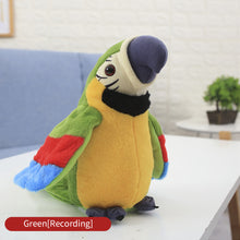 Load image into Gallery viewer, Talking Parrot Electronic Plush Toys Speaking Recording Repeats Cute Soft Musical Toy That Flaps Wings Kids Baby Gift