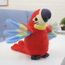 Load image into Gallery viewer, Talking Parrot Electronic Plush Toys Speaking Recording Repeats Cute Soft Musical Toy That Flaps Wings Kids Baby Gift