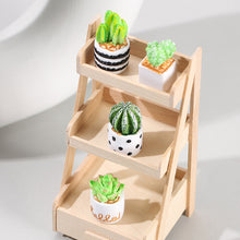 Load image into Gallery viewer, Mini Artificial Resin Cactus Figurines Potted Plant Indoor Desktop Decorations Mini Succulent Potted Plant Cactus Micro Landscape Model