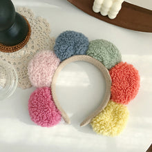 Load image into Gallery viewer, Fleece Sunflower Headband Cute Skincare Headband Hairband Candy Color Headband Gift Hair Accessories
