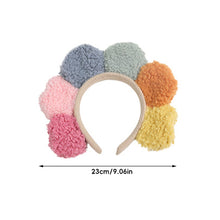 Load image into Gallery viewer, Fleece Sunflower Headband Cute Skincare Headband Hairband Candy Color Headband Gift Hair Accessories