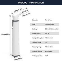 Load image into Gallery viewer, WIFI Digital Ear Camera Endoscope 3.9mm Wireless Otoscope Ear Inspection Tool Ear Wax Cleaner Removal Tools for Iphone Android