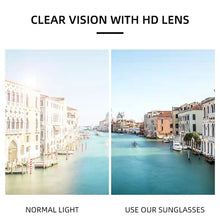 Load image into Gallery viewer, 1PC Outdoor Cycling Sports Retro Square HD Sunglasses UV400 Sun Protection Leopard Print Candy Sunglasses