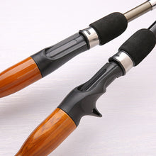 Load image into Gallery viewer, 1.3/1.6/1.8M Short-Section Retractable Lure Fishing Rod Portable Straight Handle Gun Handle Long Throw Sea Ice Fishing FRP Fishing Rod
