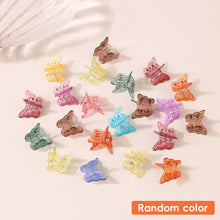 Load image into Gallery viewer, Colorful Butterfly Hair Clips Children's Hair Scrub Accessories Girls Bangs Hair Claw Clip Ponytail Clip