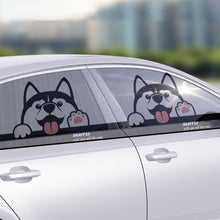 Load image into Gallery viewer, 2Pcs Car Sun Visor Front Rear Side Window Sun Shade Meshs Fabric Cover Shield UV Protector Black Auto Sunshade Curtain