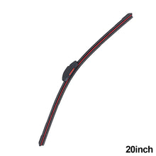 Load image into Gallery viewer, Universal 14" 16" 18" 20" 22" Car Windshield Wiper Blades Double Layer Soft Rubber Automotive Replacement Wipers