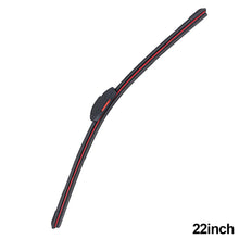 Load image into Gallery viewer, Universal 14" 16" 18" 20" 22" Car Windshield Wiper Blades Double Layer Soft Rubber Automotive Replacement Wipers
