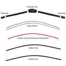 Load image into Gallery viewer, Universal 14" 16" 18" 20" 22" Car Windshield Wiper Blades Double Layer Soft Rubber Automotive Replacement Wipers