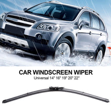 Load image into Gallery viewer, Universal 14" 16" 19" 20" 22" Automotive U-type Soft Rubber Boneless Wiper HD Quiet Durable Car Wiper