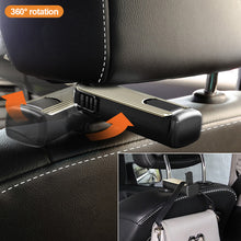 Load image into Gallery viewer, 2 in 1 Car Seat Hook Rear Row Hanger Phone Holder Stable Headrest Hanging Hook Hidden