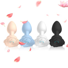 Load image into Gallery viewer, Silicone Charging APP Remote Control Rose Silicone Anal Plug Female Masturbator Women Adults Sex Toys