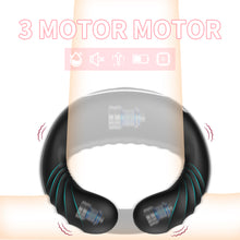 Load image into Gallery viewer, APP Remote Control Three Vibration Wearable Charging Silicone Delay Lock Ring Delay Ejaculation Male Silicone Sex Toy