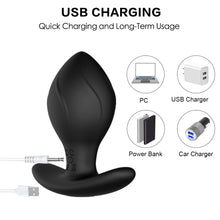 Load image into Gallery viewer, Portable Charging Remote Control Fist Silicone Anal Plug Set of Four Pieces Adults Male and Female Sexy Toy