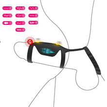 Load image into Gallery viewer, Triple Ring Charging Silicone Delayed Sperm Locking Ring Couple Supplies Blocking and Restoring Ring Sex Toys