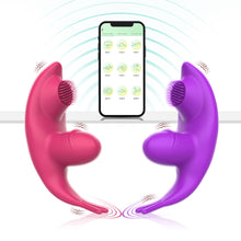 Load image into Gallery viewer, Wearing The Invisible Sucking Brush APP for Vibration Fun and Jumping Eggs Female Mastrubation Sex Toys