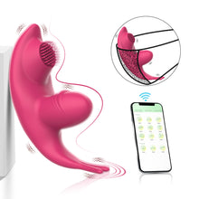 Load image into Gallery viewer, Wearing The Invisible Sucking Brush APP for Vibration Fun and Jumping Eggs Female Mastrubation Sex Toys