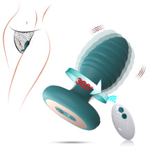 Load image into Gallery viewer, Portable Charging Remote Control APP Thread Twisting Vibration Silicone Anal Plug Female and Male Sex Toys