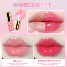 Load image into Gallery viewer, Crystal Jelly Moisturizing High Shine Nourishing Lip Oil Plumping Lip Gloss Makeup Sexy Plump Lip Glow Oil Tinted Lip Plumper 5ml 1 Piece Lip Care Oil