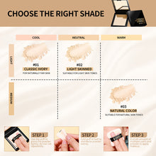 Load image into Gallery viewer, Wet-And-Dry Dual Use Face Setting Powder Oil-control 24 Hours Long Lasting Waterproof Matte Face Makeup Cosmetic Setting Compact Powder