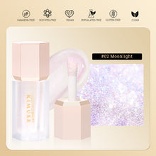 Load image into Gallery viewer, Glitter Glow Dewy Liquid Highlighter Eyeshadow Pen Makeup Glow Face Contour Shimmer Pink White Highlight Pallete Illuminator Cosmetics 6 Colors