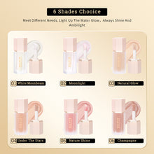 Load image into Gallery viewer, Glitter Glow Dewy Liquid Highlighter Eyeshadow Pen Makeup Glow Face Contour Shimmer Pink White Highlight Pallete Illuminator Cosmetics 6 Colors
