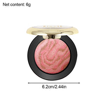 Load image into Gallery viewer, 5 Colors Blush Powder Face Blusher Lighting Glow Baked Blush Natural Cheek Tint Brighten Face Waterproof Face Contouring Cosmetics Blush Powder Soft Female Makeup