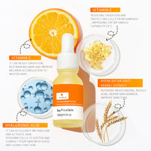 Load image into Gallery viewer, Skincare Products Vitamin C Facial Serum Brighten Skin Lighten Spots Hyaluronic Acid Face Essence Anti-aging Skin Care Products 15ml