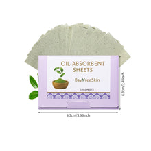 Load image into Gallery viewer, 100Pcs/box Face Cleanser Oil Control Oil Absorbing Paper For Facial Oil Absorbing Soft Paper Fragrance Portable Box Makeup Tools