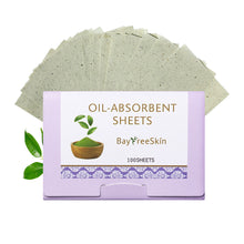 Load image into Gallery viewer, 100Pcs/box Face Cleanser Oil Control Oil Absorbing Paper For Facial Oil Absorbing Soft Paper Fragrance Portable Box Makeup Tools