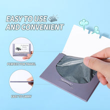 Load image into Gallery viewer, Bamboo Charcoal Oil Control Film Blotting Paper 100pcs Face Oil Blotting Paper Portable Face Wipes Active Paper Facial Oil Control Skin Care Tool