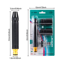 Load image into Gallery viewer, 1/2" 3/4" Adjustable High Pressure Spray Nozzle Water Gun Sprinkler Connector Hose Sprinkler For Cleaning Washer Garden Watering