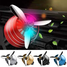 Load image into Gallery viewer, Car Decoration Car Air Vent Freshener Perfume Clip Helicopter with LED Colorful Ambience Light Fan Fragrance Aroma Diffuser