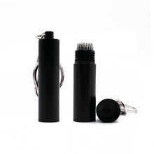 Load image into Gallery viewer, 1PC Pool Cue Leather Tips Needled Aluminum Leather Tip Repair Tool With Key Ring Billiard Accessories