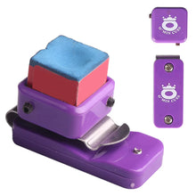 Load image into Gallery viewer, 1PC Billiard Chocolate Powder Clip Strong Magnetic Adsorption Mute Gun Powder Case With Stainless Steel Hook Billiard Accessories