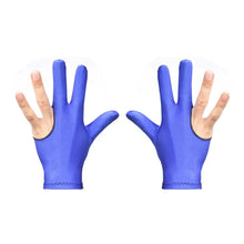Load image into Gallery viewer, 1PC Professional Billiards Three-Finger Gloves Light Breathable Spandex Gloves Universal For Both Hands Snooker Supplies