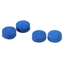 Load image into Gallery viewer, 20PCS 10/12/13MM Pool Cue Leather Tips Thin Monolayer Blue Leather Head With Moisture-Proof Powder Billiards Accessories