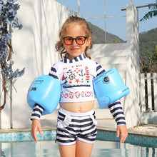 Load image into Gallery viewer, 1Pair Children's Inflatable Swimming Arm Ring Double Air Bag Roller Sleeve Swimming Equipment