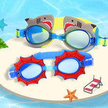 Load image into Gallery viewer, 3-16 Years Children Cartoon HD Swimming Goggles Waterproof Anti-Fog Swimming Safety Goggles Professional Swimming Equipment