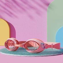 Load image into Gallery viewer, Children's Cartoon Small Frame Swimming Goggles HD Waterproof Anti-Fog Diving Goggles Silicone Cap Professional Swimming Equipment