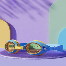 Load image into Gallery viewer, Children's Cartoon Small Frame Swimming Goggles HD Waterproof Anti-Fog Diving Goggles Silicone Cap Professional Swimming Equipment