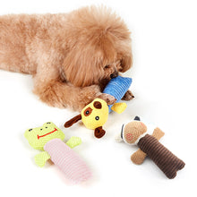 Load image into Gallery viewer, Pet Dog Squeaky Toys Animals Shapes Squeaky Plush Chew Toys for Small Medium Large Dogs