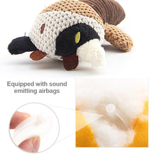 Load image into Gallery viewer, Pet Dog Squeaky Toys Animals Shapes Squeaky Plush Chew Toys for Small Medium Large Dogs