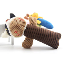 Load image into Gallery viewer, Pet Dog Squeaky Toys Animals Shapes Squeaky Plush Chew Toys for Small Medium Large Dogs
