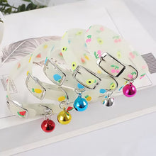 Load image into Gallery viewer, Adjustable Pet Glowing Collar With Bell Buckle Neck Strap Puppy Luminous Collar Cute Dog Cat Collar Glow At Night Pet Supplies