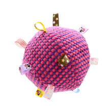 Load image into Gallery viewer, Interactive Ball Dog Toy for Aggressive Chewers Training Decompress Bite Resistant Plush Handle Dog Toys with Bells Pet Supplies